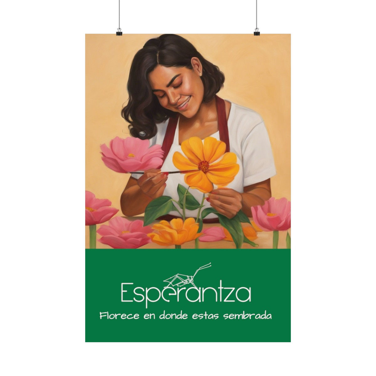 Poster Florece en donde estas sembrado