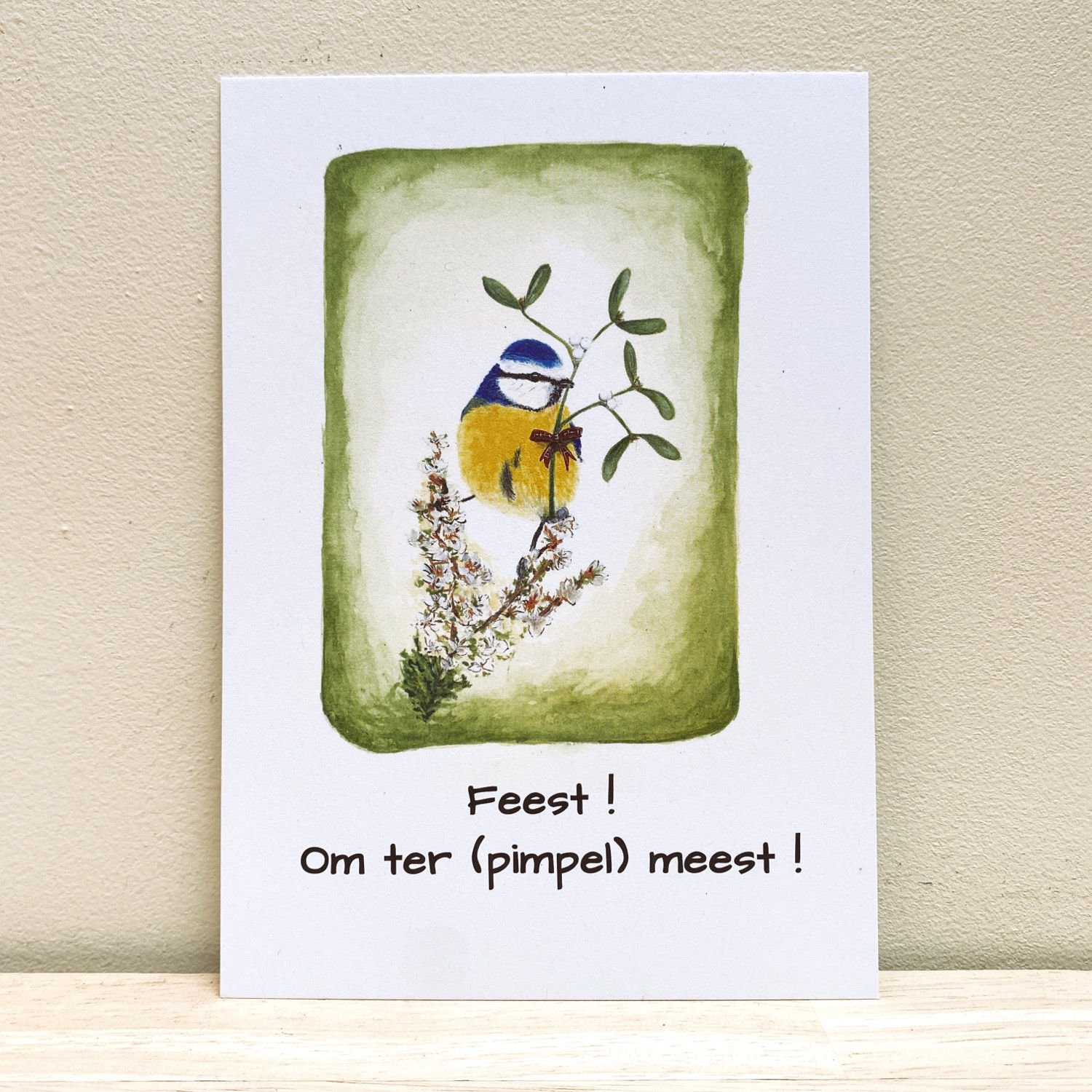 Kerstkaart (pimpel) meest!