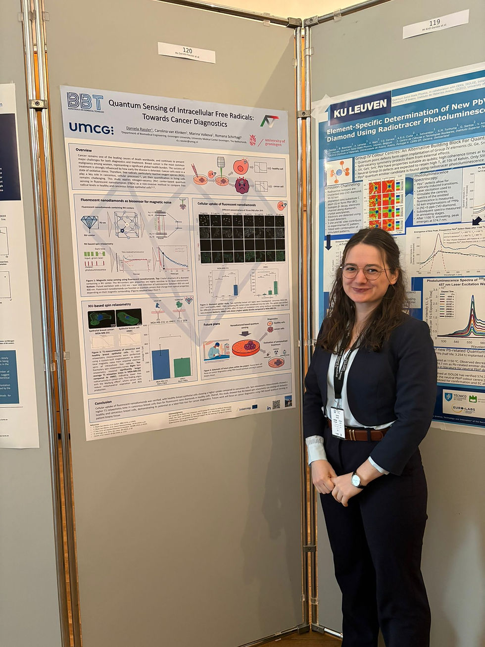 Daniela Rassler wins Diamond poster award in Hasselt