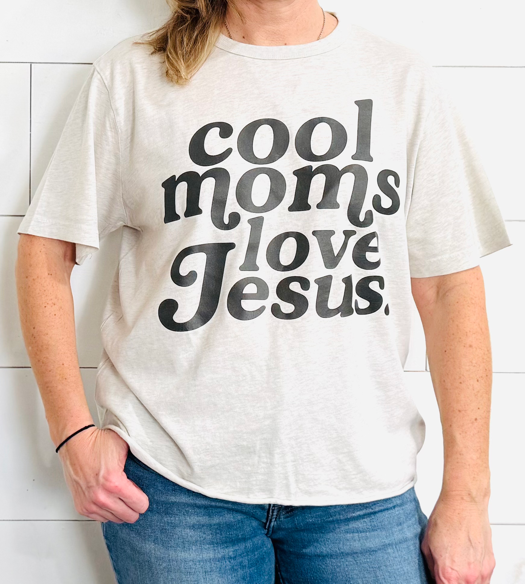 "Cool Moms Love Jesus" T-shirt