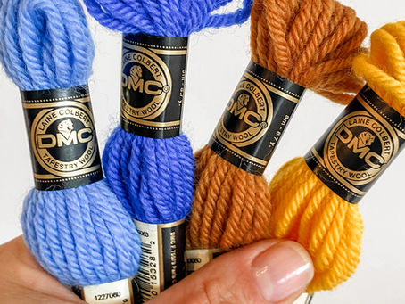 A Selection of DMC Tapestry Wool