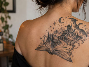 Book Tattoo | From a Single Word to a Full Fantasy Scene