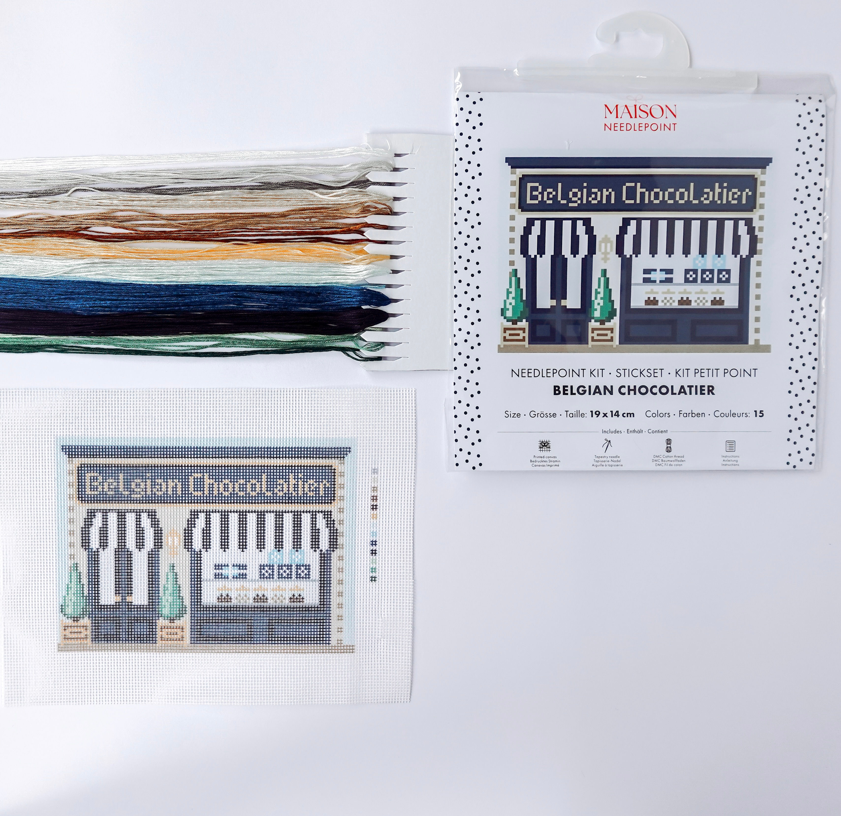 Needlepoint kit: BELGIAN CHOCOLATIER