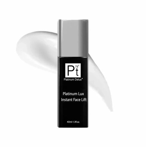 Pi Platinum Deluxe Platinum Lux Instant Face Lift cream bottle, 40ml.