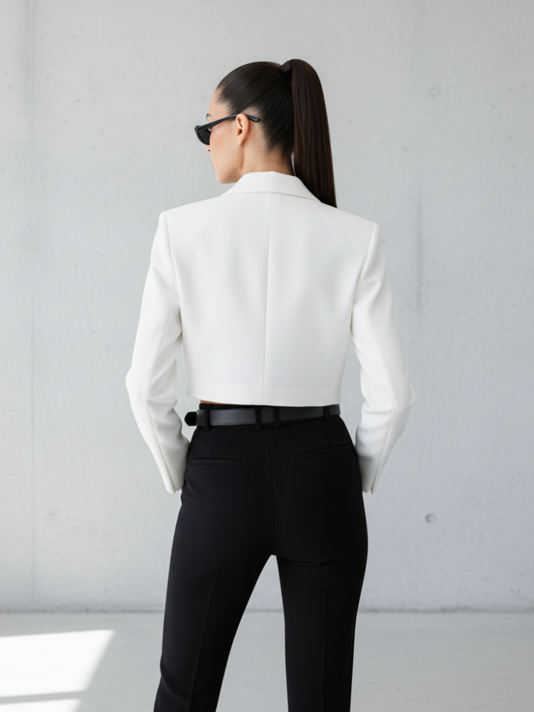 Miniatura: Versatile Stand Collar Blazer, Manhattan | BYMANYC ® New York