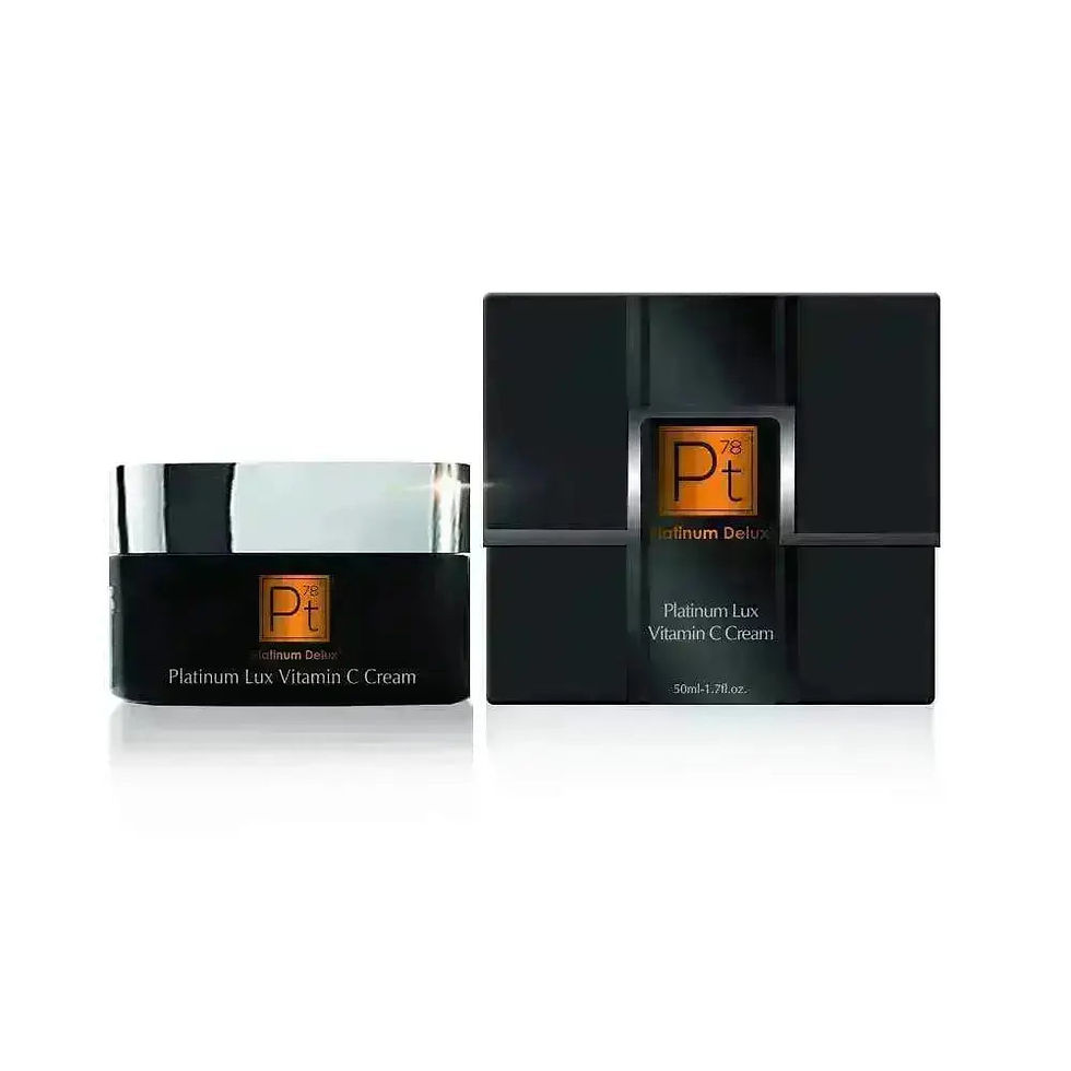 Miniatura: Black Pt Platinum Lux Vitamin C Cream jar and packaging.