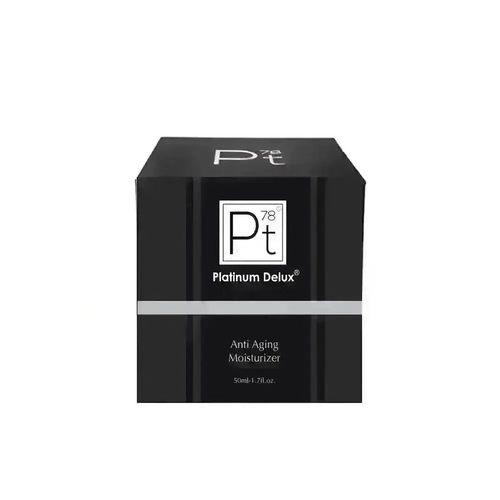 Black Pt 24/7 Platinum Detox Anti-Aging Moisturizer box, 50g / 1.7oz