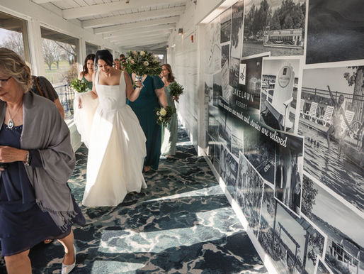 bride discussing wedding plans with family members