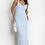 Thumbnail: Blue Ruffle Maxi dress