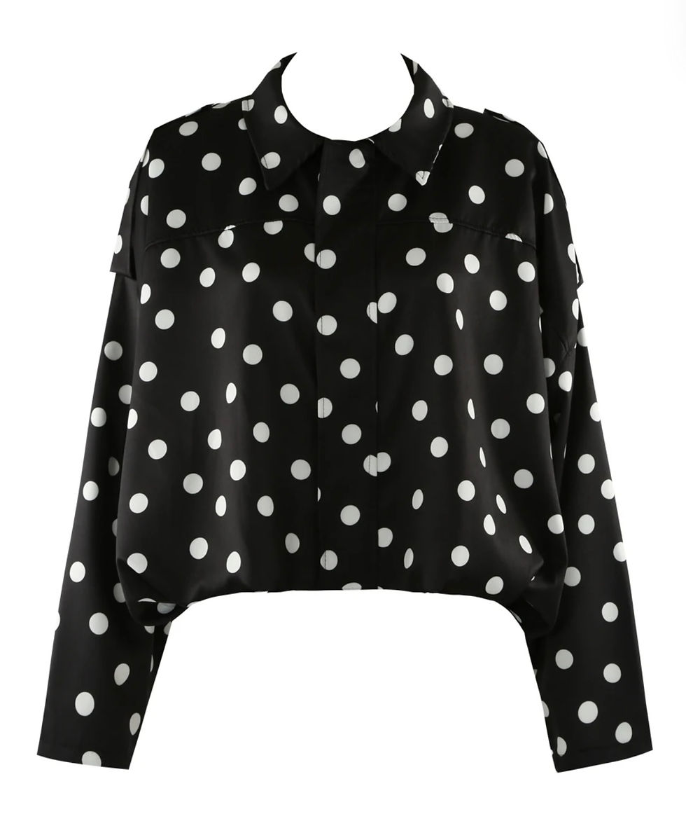Thumbnail: Polka Dot Bomber Jacket 