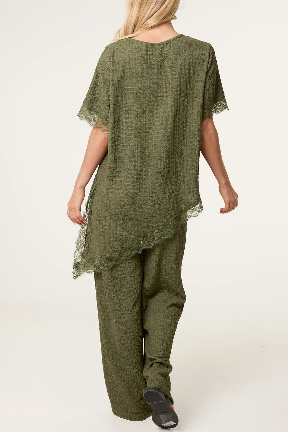 Thumbnail: Asymmetric Lace Hem Co-ord 