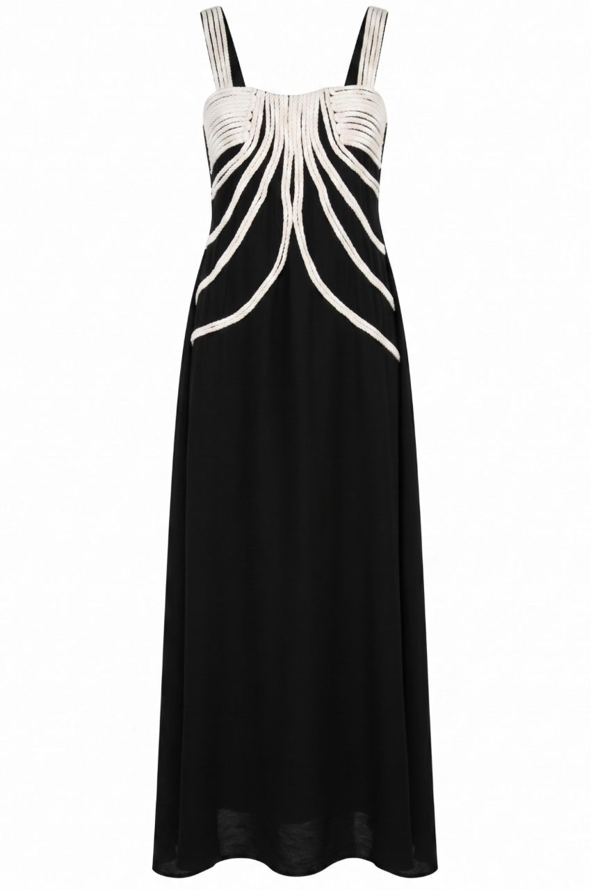 Thumbnail: Braided Detail Maxi Dress