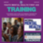 Youth Mental Health First Aid Training 5/8/26