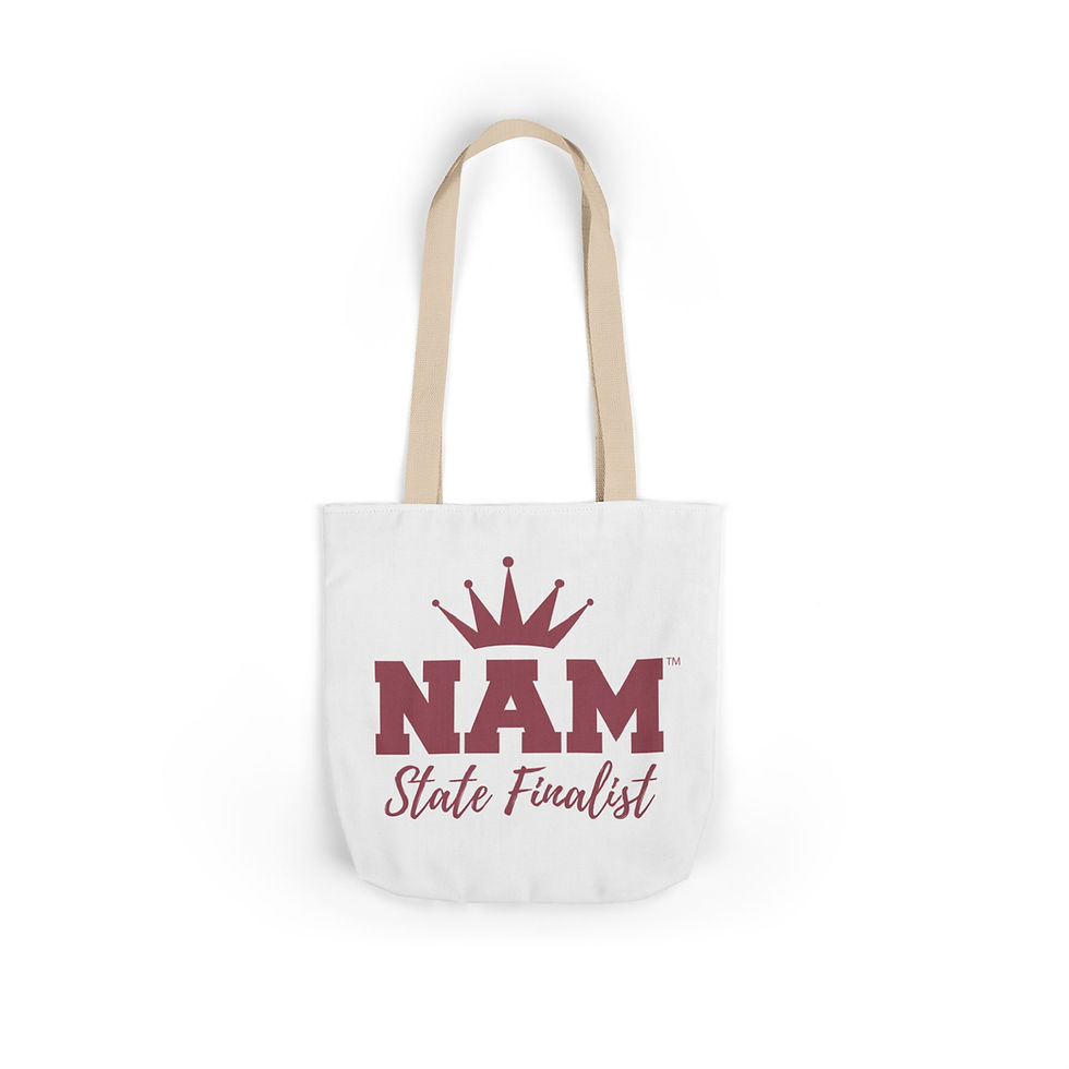 Thumbnail: Canvas Tote Bag, Color Strap Options