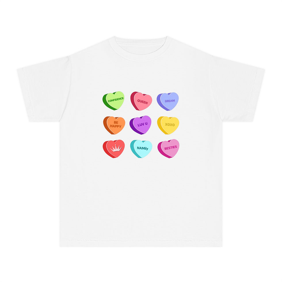 Thumbnail: NAM Youth Multi-Color Sweetheart T-Shirt