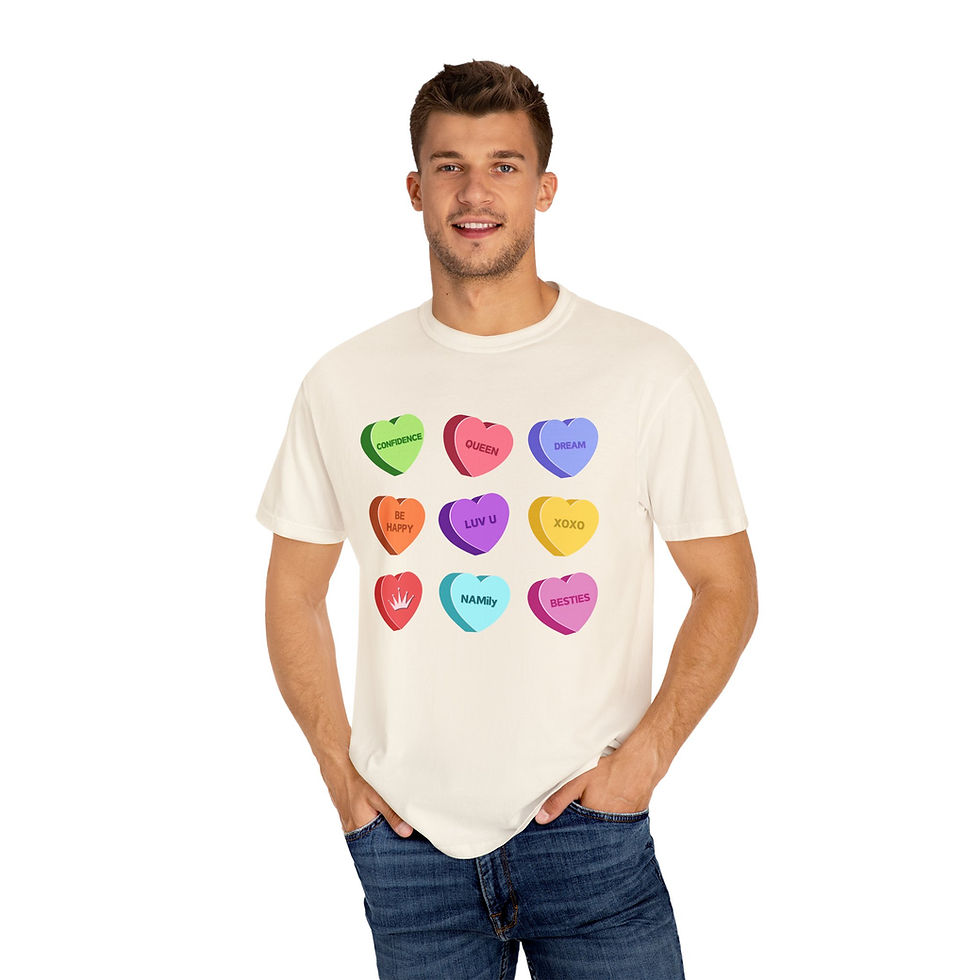 Thumbnail: NAM Adult Multi-Color Sweetheart T-Shirt