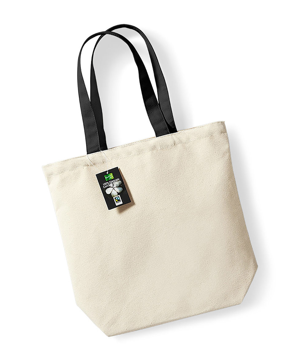 Thumbnail: Contrast Organic Tote Multicolour Handles