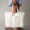 Thumbnail: Courtside Large tote 3 colour strap options luxury custom printed shop