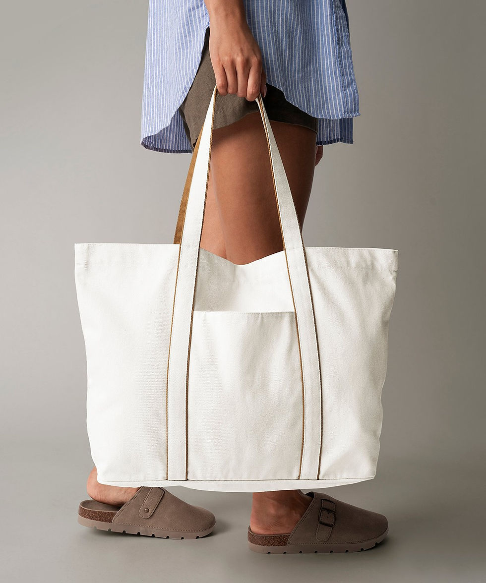 Courtside Large tote 3 colour strap options luxury custom printed shop
