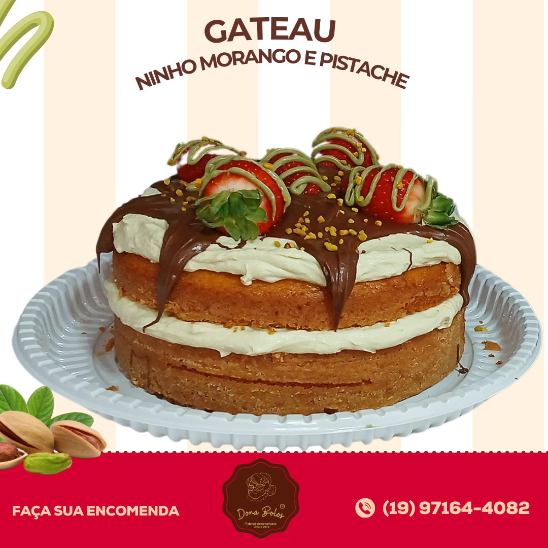 Gateau Ninho Nutella e Pistache 
