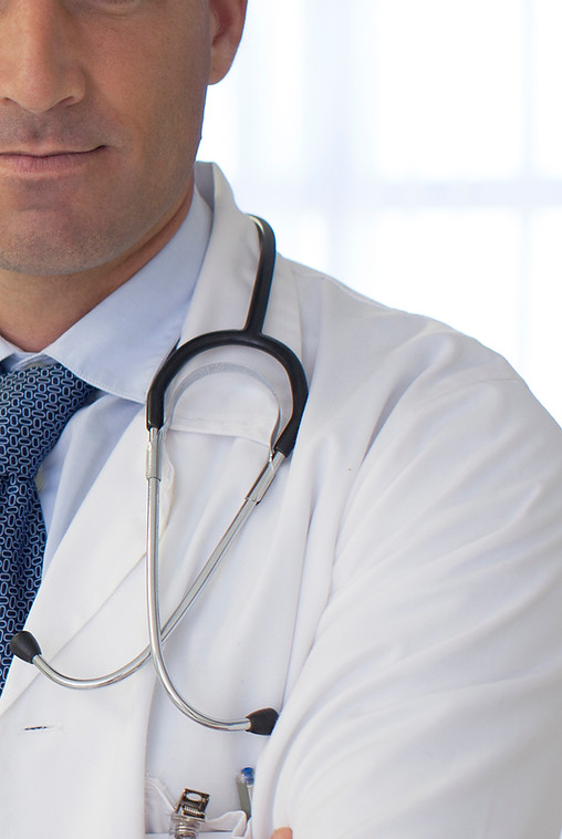 Doctor Wearing a Tie