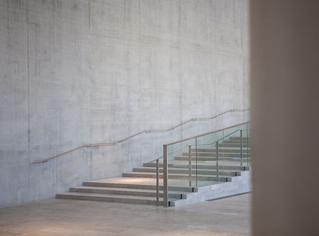 Licht auf der Treppe