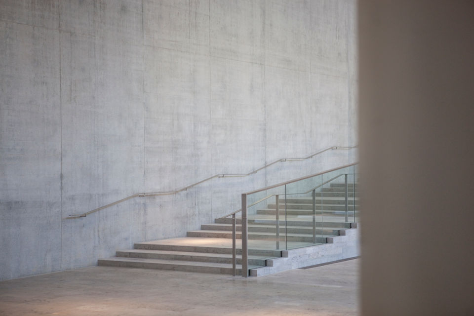 Licht auf der Treppe