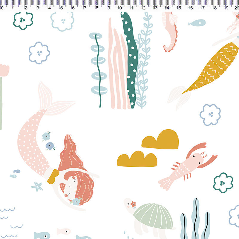 Tricoline Fundo do Mar Sereias