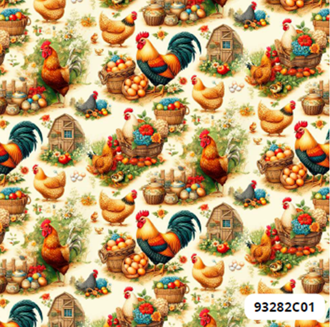 Tricoline Digital Country Life Galos