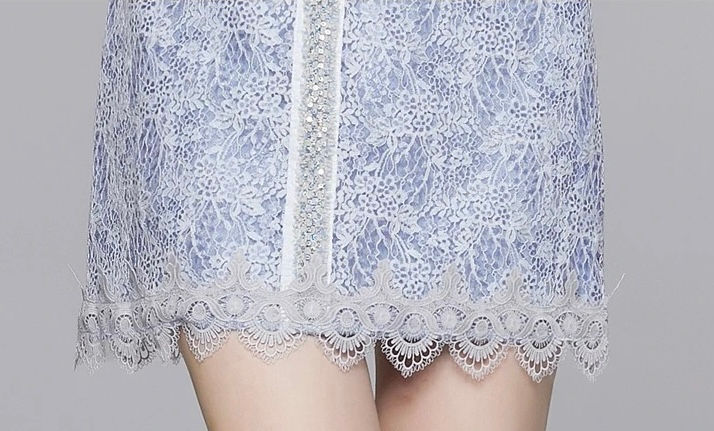 Küçük resim: Kristal Düğme Detaylı Elbise Ürün Kodu: A1285