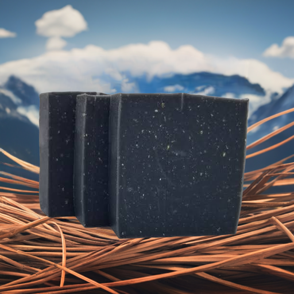 Charcoal Pine Tar & Oats Moonshine Goat Milk Soap
