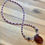Thumbnail: Red Tigers Eye, Garnet and Rose Quartz Necklace