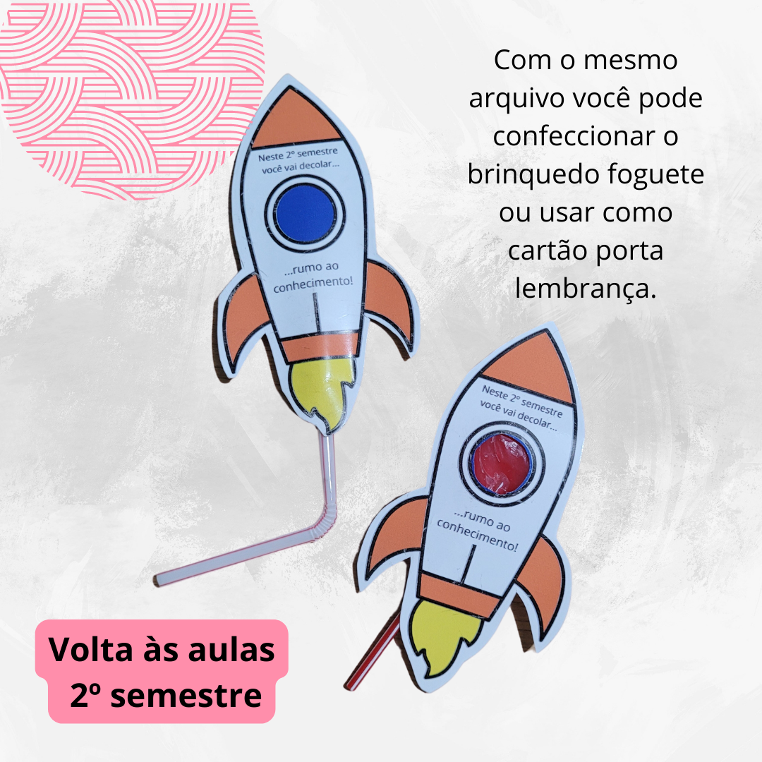 Foguete 2 em 1 - Volta as aulas
