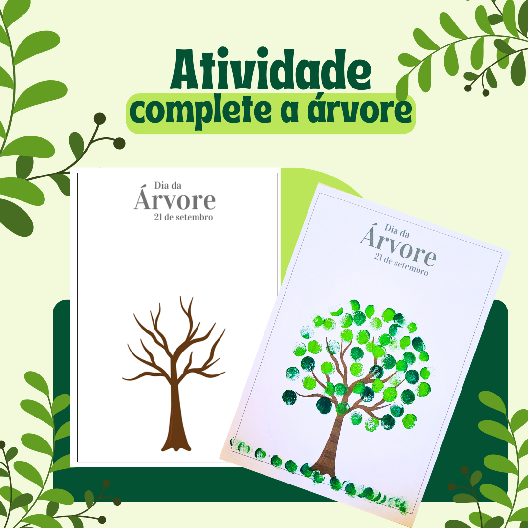 Atividade do Dia da Árvore - Árvore de arte