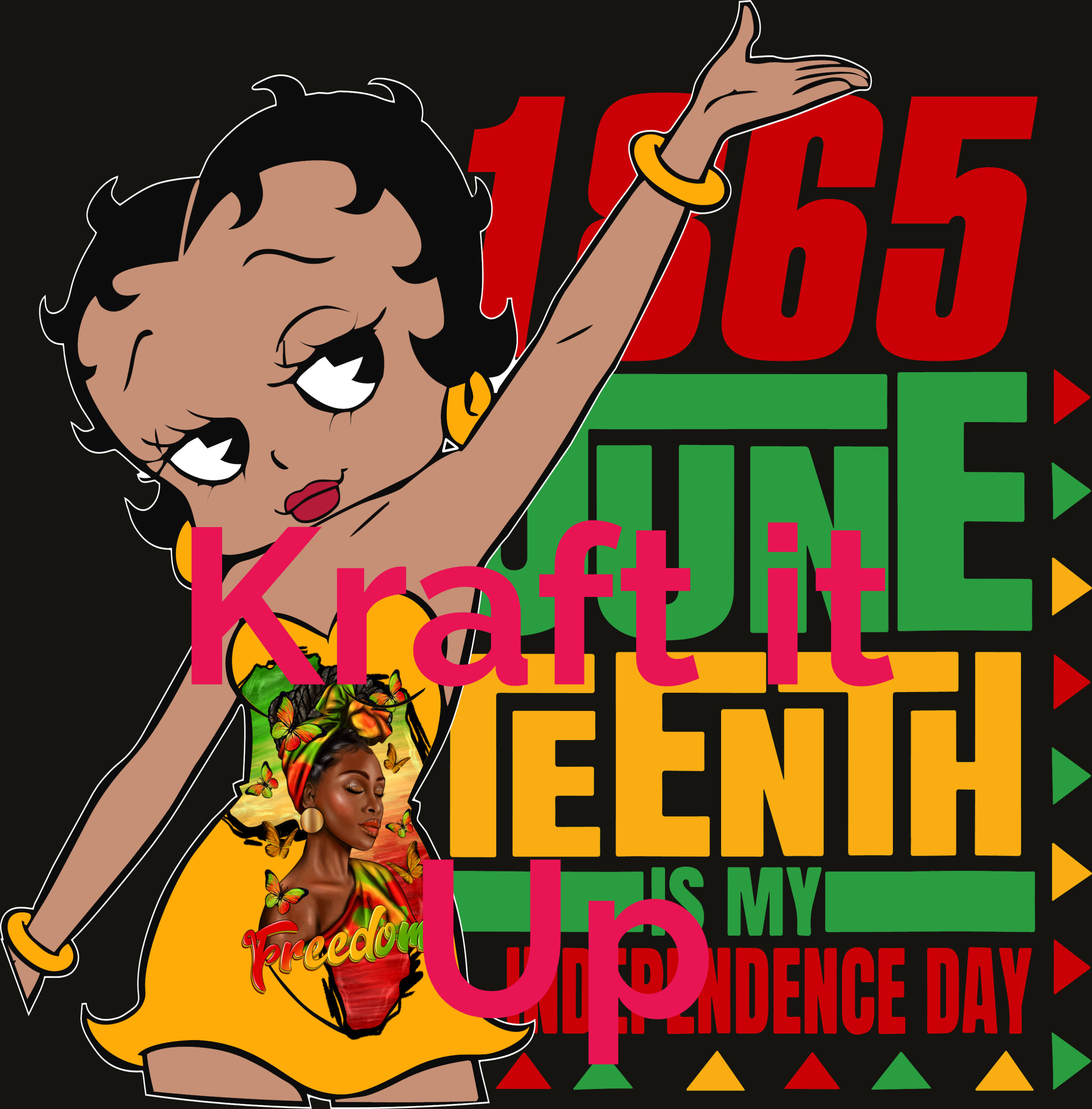 Juneteenth Betty Boop