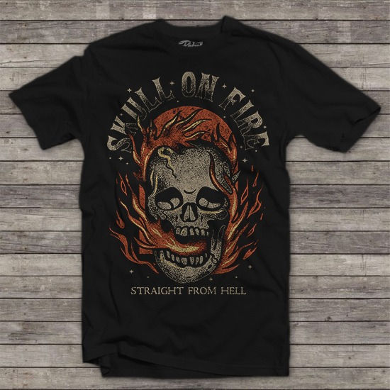SKULL ON FIRE