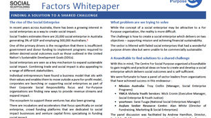 The Challenge with Social Enterprise