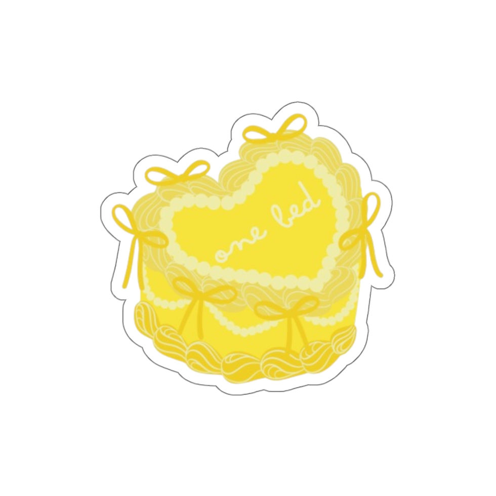 Thumbnail: One Bed Cake Sticker