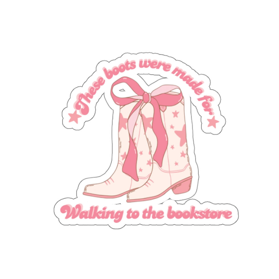 Thumbnail: Walking To The Bookstore Sticker