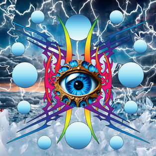 An electric storm on a distant planet