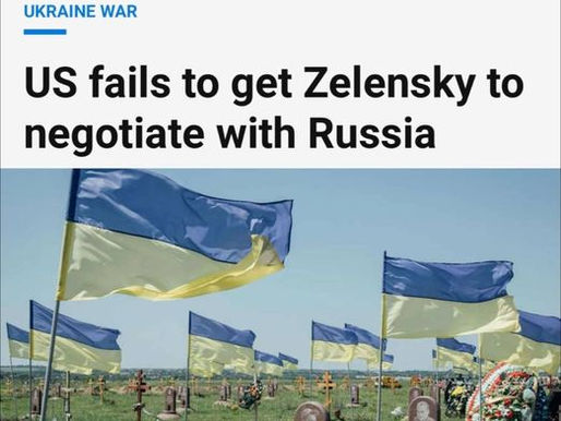 Amerika ne uspijeva natjerati Zelenskog da pregovara s Rusijom"