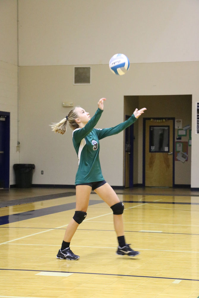 Neck-And-Neck: Middle School Volleyball Defeats Veritas