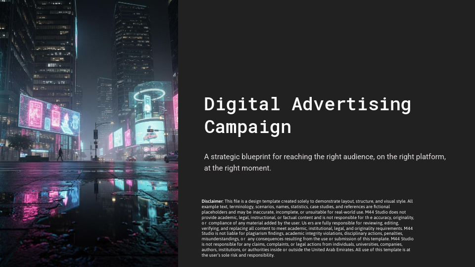 Digital Advertising Campaign (10 Slides)