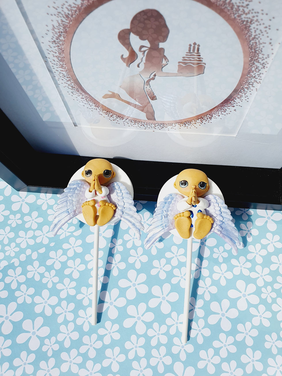 Thumbnail: Baby Angel Lollipop Cake Topper