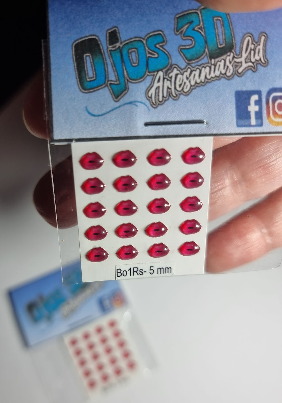 Thumbnail: 3D adhesive Lips stickers (decal)