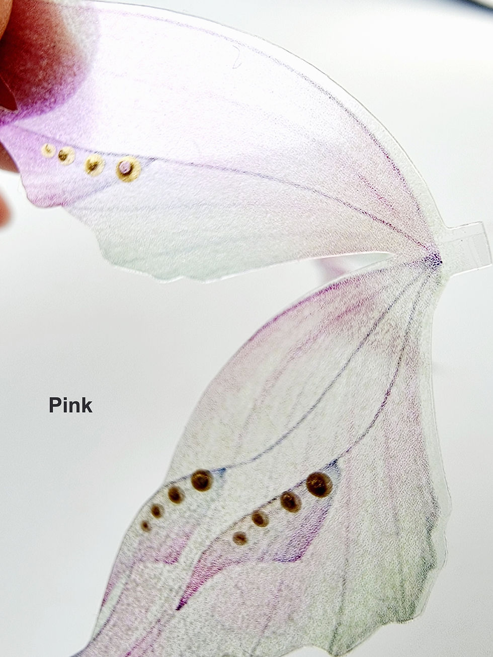 Thumbnail: Fairy-Butterfly Wings Handcrafted "Shimmering" #6