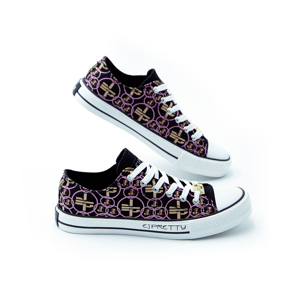 Miniatura: LUXURY EJ LOW TOP SNEAKERS