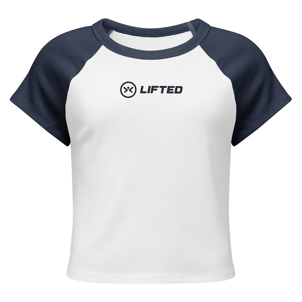 Thumbnail: Lifted Staple Raglan Tee (Crop)