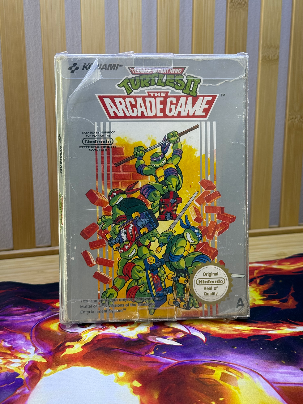 Teenage Mutant Hero Turtles II PAL NES - CIB