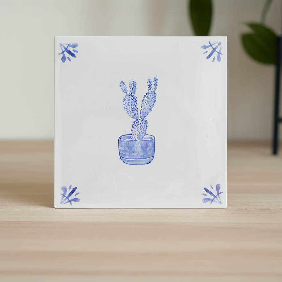Cactus tegeltje